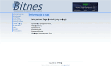 Tablet Screenshot of bitnes.pl